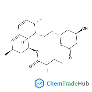 (1S,3R,7S,8S,8aR)-8-{2-[(2R,4R)-4-Hydroxy-6-oxotetrahydro-2H-pyran-2-yl]ethyl}-3,7-dimethyl-1,2,3,7,8,8a-hexahydro-1-naphthalenyl (2S)-2-methylbutanoate