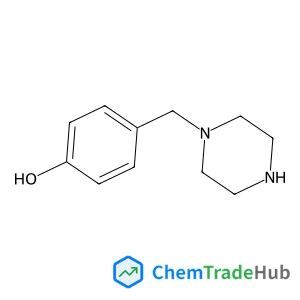 4-(1-Piperazinylmethyl)phenol structure