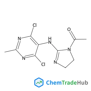 1-{2-[(4,6-Dichloro-2-methyl-5-pyrimidinyl)amino]-4,5-dihydro-1H-imidazol-1-yl}ethanone