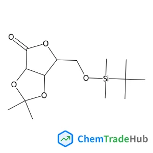 (3aR,6R,6aR)-6-({[Dimethyl(2-methyl-2-propanyl)silyl]oxy}methyl)-2,2-dimethyldihydrofuro[3,4-d][1,3]dioxol-4(3aH)-one