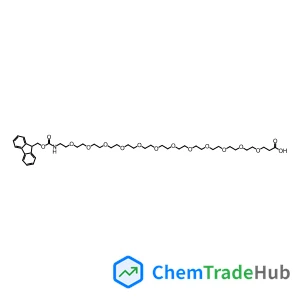 3-[2-[2-[2-[2-[2-[2-[2-[2-[2-[2-[2-[2-(9H-fluoren-9-ylmethoxycarbonylamino)ethoxy]ethoxy]ethoxy]ethoxy]ethoxy]ethoxy]ethoxy]ethoxy]ethoxy]ethoxy]ethoxy]ethoxy]propanoic acid
