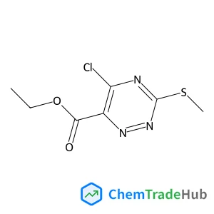 Ethyl 5-chloro-3-(methylsulfanyl)-1,2,4-triazine-6-carboxylate