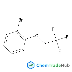 3-Bromo-2-(2,2,2-trifluoroethoxy)pyridine structure
