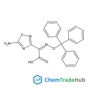 (Z)-2-(5-Amino-1,2,4-thiadiazol-3-yl)-2-((trityloxy)imino)acetic acid