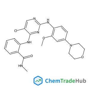 2-[(5-Chloro-2-{[2-methoxy-4-(4-morpholinyl)phenyl]amino}-4-pyrimidinyl)amino]-N-methylbenzamide