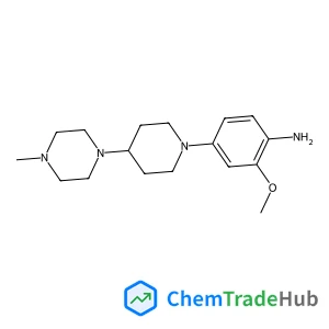 2-Methoxy-4-[4-(4-methyl-1-piperazinyl)-1-piperidinyl]aniline