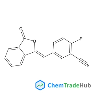 2-Fluoro-5-[(3-oxo-2-benzofuran-1(3H)-ylidene)methyl]benzonitrile