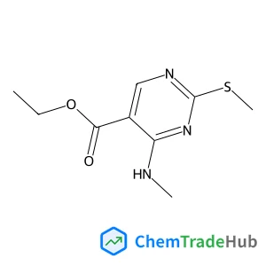 ethyl 4-(methylamino)-2-methylsulfanyl-pyrimidine-5-carboxylate