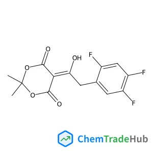 5-[1-Hydroxy-2-(2,4,5-trifluorophenyl)ethylidene]-2,2-dimethyl-1,3-dioxane-4,6-dione
