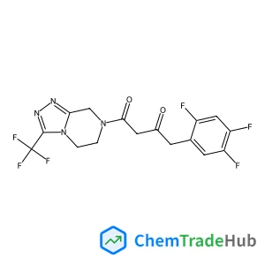 1-[3-(Trifluoromethyl)-5,6-dihydro[1,2,4]triazolo[4,3-a]pyrazin-7(8H)-yl]-4-(2,4,5-trifluorophenyl)-1,3-butanedione