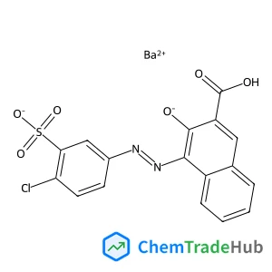 4-[(E)-(4-Chloro-3-sulfophenyl)diazenyl]-3-hydroxy-2-naphthoic acid - barium (1:1)
