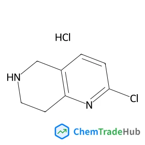 2-Chloro-5,6,7,8-tetrahydro-1,6-naphthyridine hydrochloride (1:1)