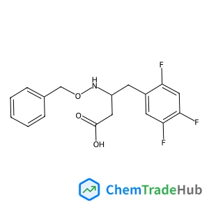 (3R)-3-[(Benzyloxy)amino]-4-(2,4,5-trifluorophenyl)butanoic acid