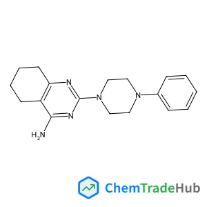 2-(4-Phenylpiperazin-1-yl)-5,6,7,8-tetrahydroquinazolin-4-amine Chemical_Structure_Of