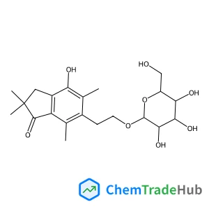 2-(7-Hydroxy-2,2,4,6-tetramethyl-3-oxo-2,3-dihydro-1H-inden-5-yl)ethyl beta-D-glucopyranoside