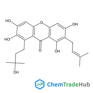 1,3,6,7-Tetrahydroxy-8-(3-hydroxy-3-methylbutyl)-2-(3-methyl-2-buten-1-yl)-9H-xanthen-9-one