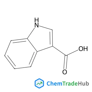 1H-Indole-3-carboxylic acid Chemical_Structure_Of