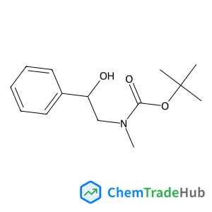 2-Methyl-2-propanyl (2-hydroxy-2-phenylethyl)methylcarbamate