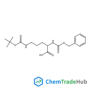 N~2~-[(Benzyloxy)carbonyl]-N~5~-{[(2-methyl-2-propanyl)oxy]carbonyl}-L-ornithine