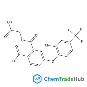 ({5-[2-Chloro-4-(trifluoromethyl)phenoxy]-2-nitrobenzoyl}oxy)acetic acid
