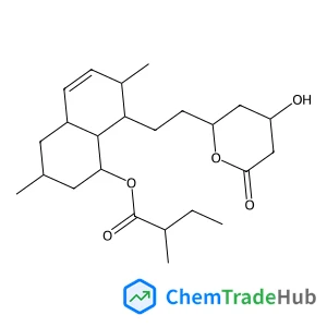 (1R,3R,4aS,7S,8S,8aS)-8-{2-[(2R,4R)-4-Hydroxy-6-oxotetrahydro-2H-pyran-2-yl]ethyl}-3,7-dimethyl-1,2,3,4,4a,7,8,8a-octahydro-1-naphthalenyl (2S)-2-methylbutanoate