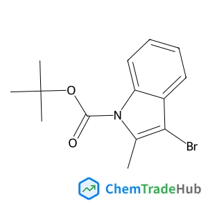2-Methyl-2-propanyl 3-bromo-2-methyl-1H-indole-1-carboxylate