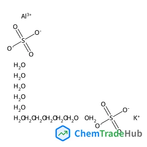 Aluminum potassium sulfate dodecahydrate
