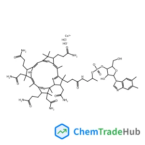 Cobinamide, Co-hydroxy-, f-(dihydrogen phosphate), inner salt, 3'-ester with (5,6-dimethyl-1-alpha-D-ribofuranosyl-1H-benzimidazole-kappaN3),hydrochloride