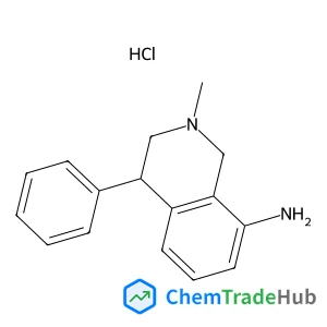 2-Methyl-4-phenyl-1,2,3,4-tetrahydro-8-isoquinolinamine hydrochloride (1:1)
