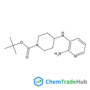 2-Amino-3-[[1-(tert-butoxycarbonyl)piperidin-4-yl]amino]pyridine