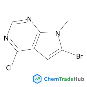 6-Bromo-4-chloro-7-methyl-7H-pyrrolo[2,3-d]pyrimidine