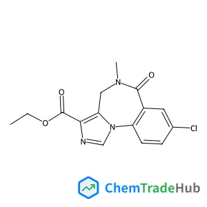 Ethyl 8-chloro-5-methyl-6-oxo-5,6-dihydro-4H-imidazo[1,5-a][1,4]benzodiazepine-3-carboxylate