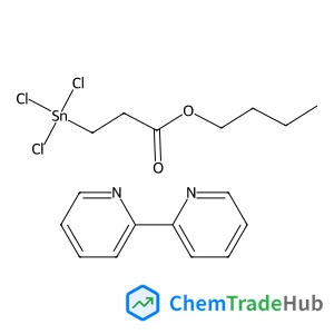 Butyl 3-(trichlorostannyl)propanoate - 2,2'-bipyridine (1:1)