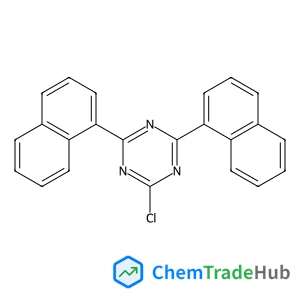 1,3,5-triazine,2-chloro-4,6-di-1-naphthalenyl-