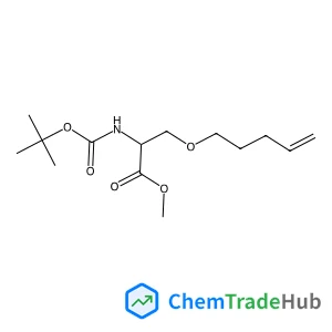 Methyl N-{[(2-methyl-2-propanyl)oxy]carbonyl}-O-4-penten-1-yl-L-serinate