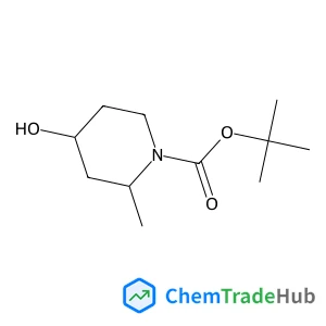 2-Methyl-2-propanyl (2R,4R)-4-hydroxy-2-methyl-1-piperidinecarboxylate
