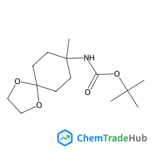 2-Methyl-2-propanyl (8-methyl-1,4-dioxaspiro[4.5]dec-8-yl)carbamate