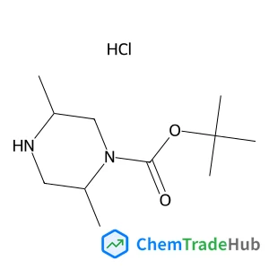 2-Methyl-2-propanyl (2R,5S)-2,5-dimethyl-1-piperazinecarboxylate hydrochloride (1:1)