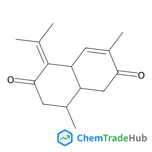 (4S,4aR,8aS)-1-Isopropylidene-4,7-dimethyl-1,3,4,4a,5,8a-hexahydro-2,6-naphthalenedione (4S,4aR,8aS)-1-Isopropylidene-4,7-dimethyl-1,3,4,4a,5,8a-hexahydro-2,6-naphthalenedione