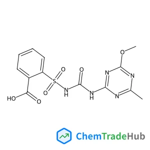2-{[(4-Methoxy-6-methyl-1,3,5-triazin-2-yl)carbamoyl]sulfamoyl}benzoic acid