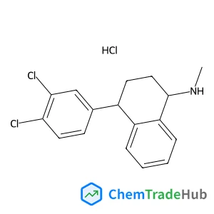 (1S,4S)-4-(3,4-Dichlorophenyl)-N-methyl-1,2,3,4-tetrahydro-1-naphthalenamine hydrochloride (1:1)