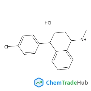 (1S,4S)-4-(4-Chlorophenyl)-N-methyl-1,2,3,4-tetrahydro-1-naphthalenamine hydrochloride (1:1)