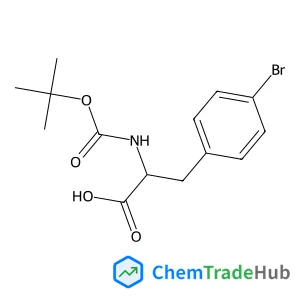 (2R)-3-(4-bromophenyl)-2-{[(tert-butoxy)carbonyl]amino}propanoic acid