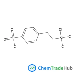 4-[2-(Trichlorosilyl)ethyl]benzenesulfonyl chloride structure