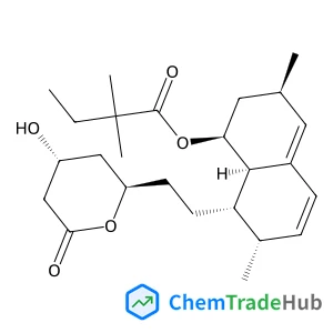 (1S,3R,7S,8S,8aR)-8-{2-[(2R,4R)-4-hydroxy-6-oxooxan-2-yl]ethyl}-3,7-dimethyl-1,2,3,7,8,8a-hexahydronaphthalen-1-yl 2,2-dimethylbutanoate