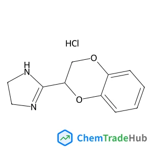 2-(2,3-Dihydro-1,4-benzodioxin-2-yl)-4,5-dihydro-1H-imidazole hydrochloride (1:1)