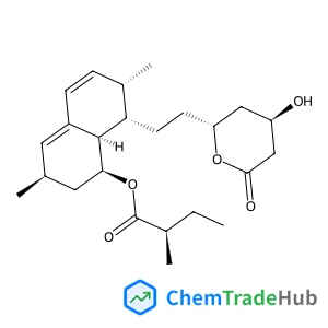(1S,3R,7S,8S,8aR)-8-{2-[(2R,4R)-4-Hydroxy-6-oxotetrahydro-2H-pyran-2-yl]ethyl}-3,7-dimethyl-1,2,3,7,8,8a-hexahydro-1-naphthalenyl (2R)-2-methylbutanoate