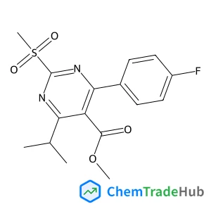 Methyl 4-(4-fluorophenyl)-6-isopropyl-2-(methylsulfonyl)-5-pyrimidinecarboxylate