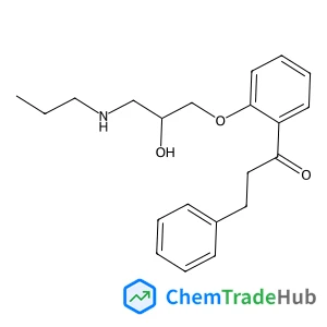 1-{2-[2-Hydroxy-3-(propylamino)propoxy]phenyl}-3-phenyl-1-propanone