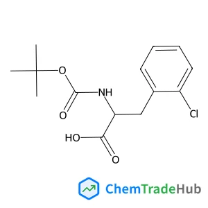 2-Chloro-N-{[(2-methyl-2-propanyl)oxy]carbonyl}-D-phenylalanine